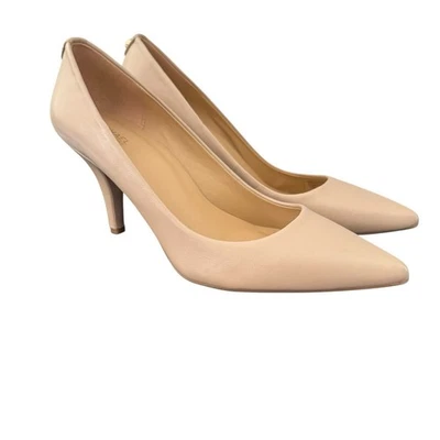 Zapatos de salón Michael Kors Dorothy Flex beige cuero tostado nude talla 8,5 para mujer Foto 1 de 4