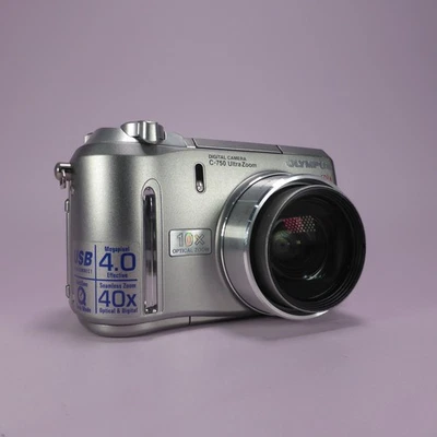 Olympus Digital Camera C-750 Ultra Zoom 4.0MP Silver Tested - Image 1 of 4