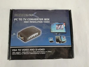 New Sabrent TV-PC85 PC to TV Converter Box - Picture 1 of 6