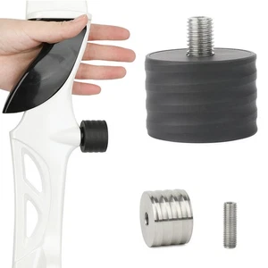 4oz Archery Tungsten Steel Dampener Stabilizer Recurve Compound Bow Hunt Shoot - Picture 1 of 18