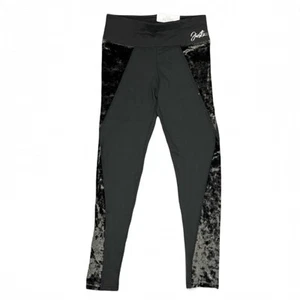 Justice Active GIrls High Waist Velvet Leggings Black Size 10 NWT - Picture 1 of 9