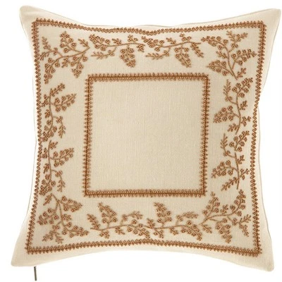 Ralph Lauren Roslyn Beaded Cream Decorative Pillow, - Image 1 of 4