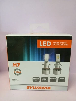 Sylvania - H7 LED Powersport o NIEBLA Uso Faros Bombillas 2 piezas  Foto 1 de 3