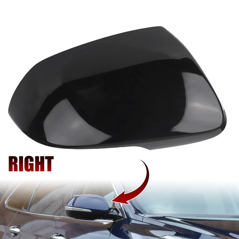 Tapa de espejo retrovisor lateral derecho pasajero negra para Hyundai Santa Fe XL 2017-2019 20 Foto 1 de 4