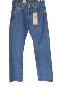 Jeans Levi's uomo Premium 501 vestibilità originale gamba dritta bottoni fly 30 x 30 nuovo con etichette - Foto 1 di 3