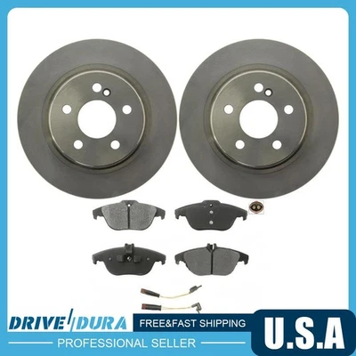 Kit de rotores y pastillas de freno de disco trasero para Mercedes-Benz C250 2012-2016 Foto 1 de 4