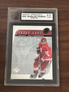 2002-03 Upper Deck Henrik Zetterberg #234 Young Guns KSA 9.5 - Picture 1 of 2