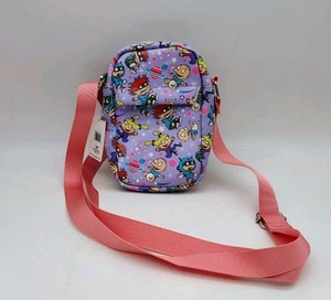 Mini Bolso Rugrats Cartera Sobre el Hombro Tiene Bolsillo con Cremallera Interior y Exterior NUEVO - Imagen 1 de 7