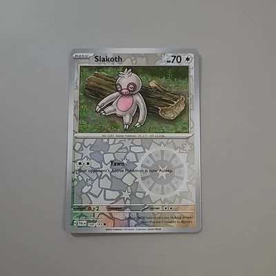Reverse Holo Slakoth 160/193 Common Paldea Evolved Pokemon TCG-NM - Image 1 of 2