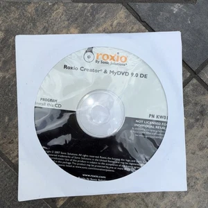 New Sealed Roxio Creator & MyDVD 9.0 DE CD / DVD Burning Recording SOFTWARE NEW - Picture 1 of 1