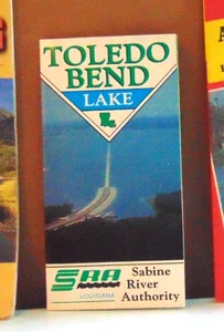 1990 Sabine River Authority's Map and Guide to Toledo Bend Lake - Bild 1 von 1