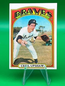 1972 Topps Baseball Card #74 Cecil Upshaw Atlanta Braves EX - Picture 1 of 2