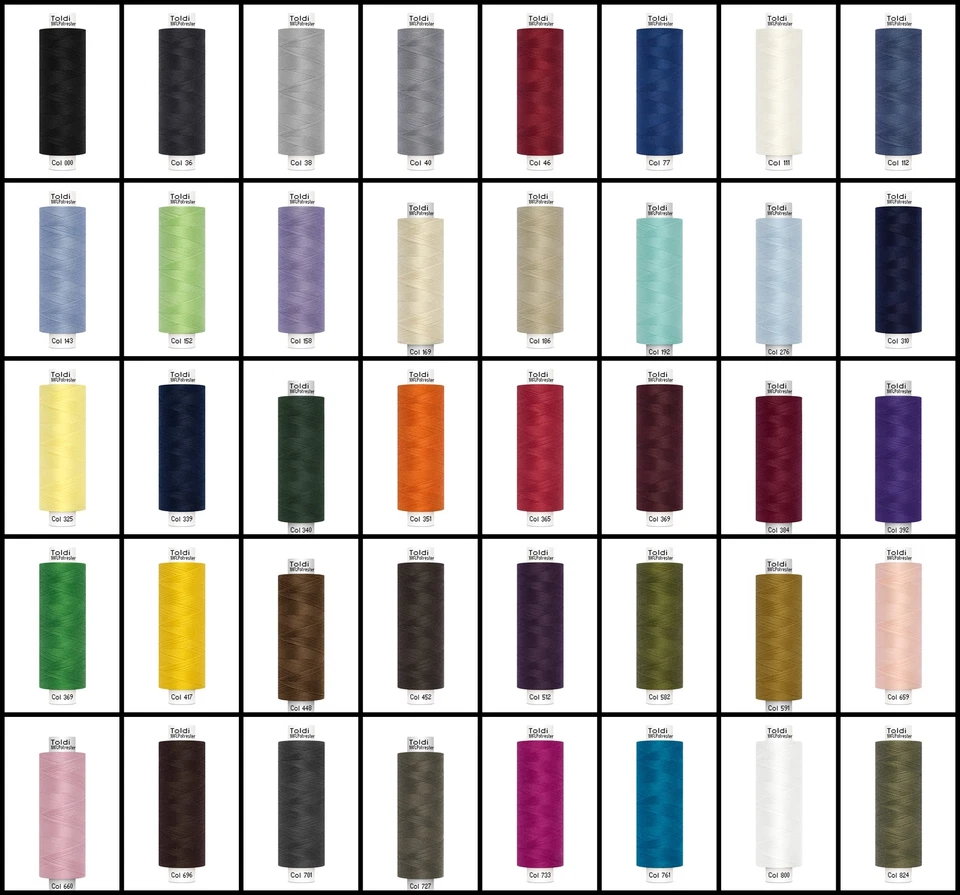 Gütermann Toldi Allesnäher Nähgarn 500 Meter f. Nähmaschine (0,32 EUR/100 m) - Bild 1 von 1