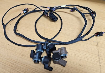 VW Tiguan MK2 Parking Sensor Wiring Loom FRONT + 6 Sensors Tiguan R Line 2021-24 - Image 1 of 4