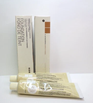 BASE KORRES GINGER & VITAMINS LF6 SPF 10 1,35 OZ EN CAJA (LOTE 2) VER DETALLES Foto 1 de 2