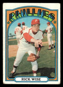 Topps Rick Wise #43 1972 - Imagen 1 de 2