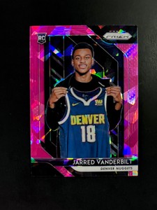2018-19 Panini Prizm Pink Ice Prizm Jarred Vanderbilt #42 Rookie RC