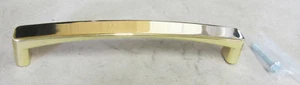 Maniglia pomolo x mobili armadi cassetti interasse 128mm zama ottonato brillante - Foto 1 di 2