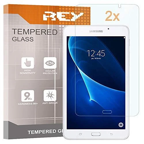 REY Pack 2X Pellicola salvaschermo per Samsung Galaxy Tab A 7", Pellicole (L7b) - Immagine 1 di 1