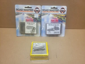 3 N Scale GHQ Pewter Miniatures NOS Unpainted Dodge Grand Caravan Road Grader - Picture 1 of 18