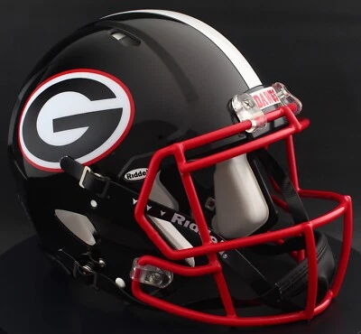 GEORGIA BULLDOGS NCAA Riddell Speed Full Size REPLICA Football Helmet - Image 1 of 4