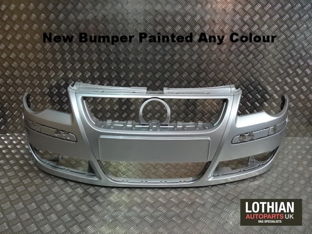 VW Polo PN 2005-2009 Front Bumper Painted Black Paint Code L041