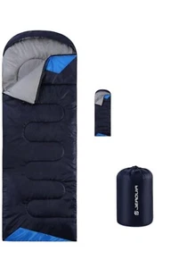 Jeaouia Sleeping Bag Adults Backpacking Lightweight Bags Cold Weather Camping - Picture 1 of 7