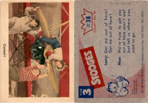 1959 Fleer, The 3 Stooges, #38 Contact, Airplane (Gray Back) - Picture 1 of 1
