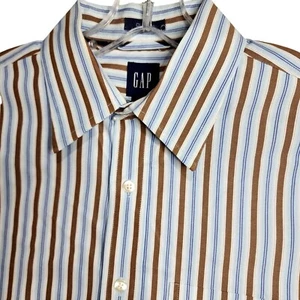 Gap Classic Button-down Casual Long Sleeve Dress Shirt Men's Size 15/15.5 - Picture 1 of 7
