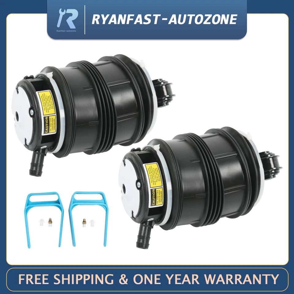 Par de bolsas de suspensión amortiguador de aire trasero aptas para Mercedes Benz E550 4Matic Foto 1 de 4