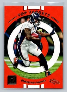 2017 Panini Donruss - Demaryius Thomas - Top Targets - #12 - Denver Broncos - Picture 1 of 2