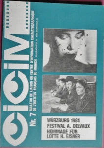 R90659 Hommage für LOTTHE H. EISNER CICIM Revue pour le Cinema Francais 7  1984 - Bild 1 von 5