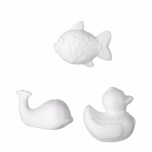 Supplies Children Toys Animals Shape Styrofoam Foam Balls White Polystyrene - Picture 1 of 7
