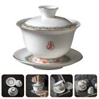 Sancai Bubble Tea Bowl Ceramics Porcelain Holder Chinese Cups Teaware