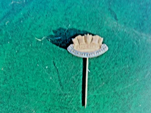 #VINTAGE AUSTRALIAN MERCHANT NAVY APPEAL PIN BADGE 2/- "RARE FIND" # - Picture 1 of 2
