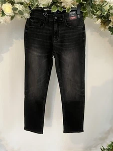 JOULES Men's Jeans Foxton Classic Fit Waist 32" Leg 32" Washed Black NEW PK04 - Picture 1 of 24