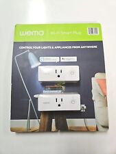 WeMo Mini Wi-fi Smart Plug 2-pack for Android 4.4 and IOS 9 or Higher *NEW*