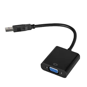 USB 3.0 to VGA Adapter PC 1080P Video 15pin Display Mirror Extender Screen SVGA - Picture 1 of 6