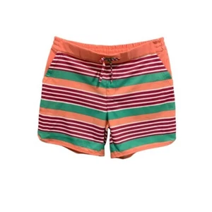 Large Columbia Youth Boy's New Striped Sandy Shores Boardshort Swim - Picture 1 of 10
