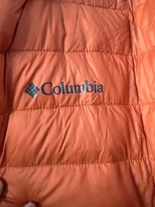 Columbia Men's Turbodown Orange 4XL Hooded Winter Coat - Picture 1 of 6