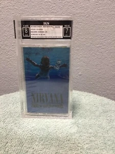 Nirvana Nevermind Original Cassette 1991 Sealed Graded IGS 8 Rare Vintage🔥🔥🔥 - Picture 1 of 8