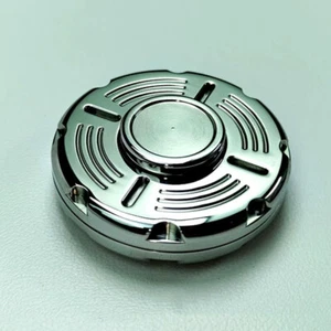 Hilandero de mano de acero inoxidable con clicker dos en uno EDC juguetes inquietos - Imagen 1 de 7