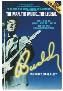 Buddy: The Buddy Holly Story Herald Flyer Ad, National Tour, New Haven CT, 1992 - Bild 1 von 2