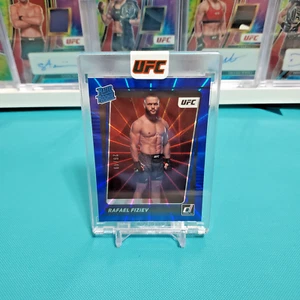2022 Panini Donruss UFC Rafael Fiziev Blue Laser /49 Rated Rookie RC - Picture 1 of 3