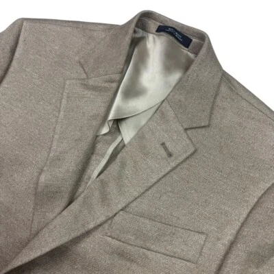 Nordstrom Men's Shop Trim Fit Linen Knit BlazerJacket Brown • 42S - Image 1 of 4