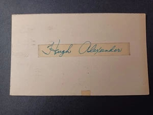 Hugh Alexander signierte Regierungspostkarte 1952 GPC - Indianer - Bild 1 von 2