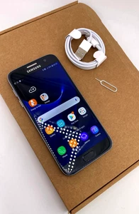 Teléfono Móvil Samsung Galaxy S7 Android 32GB Negro Desbloqueado Grado A Excelente -Reino Unido - Imagen 1 de 21