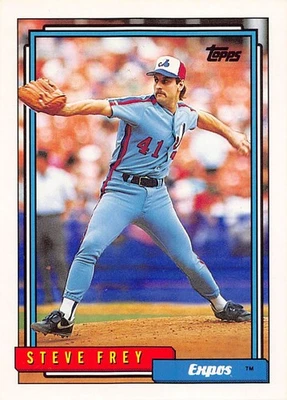 Steve Frey 1992 Topps 174 Montreal Expos Baseball Card - Image 1 of 2