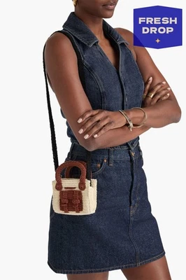 RRP€1300 CHLOE Knitted Nano Tote Bag Double Handles Shoulder Strap - image 1 of 4