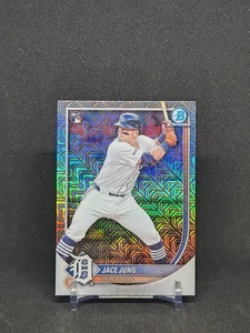 2025 Bowman Chrome - #59 Jace Jung RC - Mojo Refractor Rookie - Bild 1 von 2
